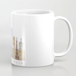 Indianapolis skyline poster Coffee Mug