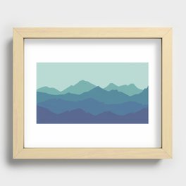 Blue Mountains Recessed Framed Print