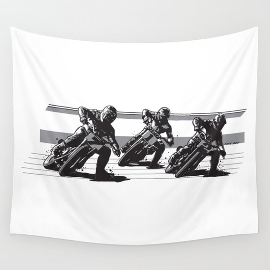 100mph SIDEWAYS Wall Tapestry