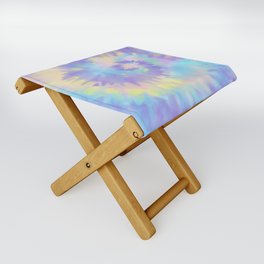 Tie dye print Folding Stool