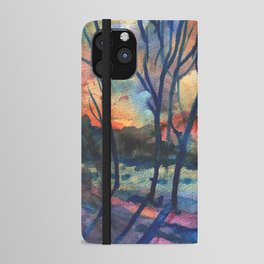 Stormy Forest iPhone Wallet Case