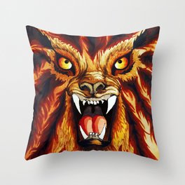 Werewolf Throw Pillow