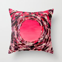 Pink Sunset Throw Pillow