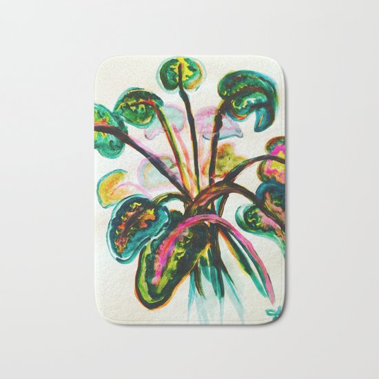 A Bouquet of Leaves Bath Mat