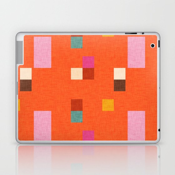 Bold Minimalism Orange Laptop & iPad Skin