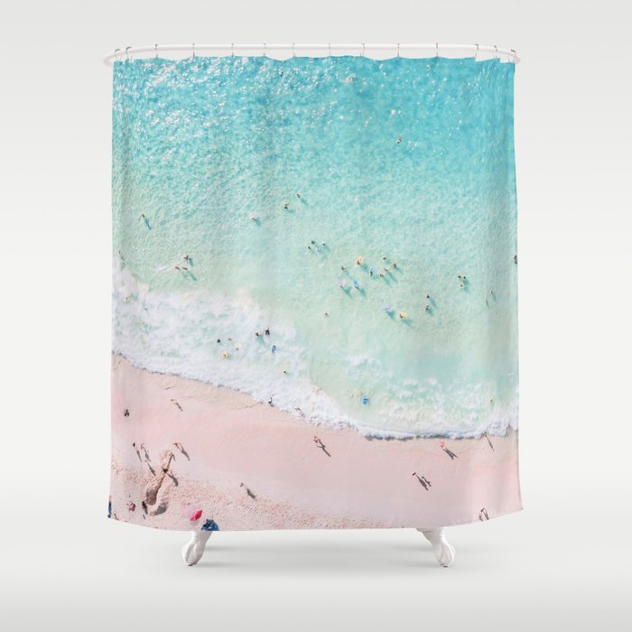 Beach Sunday Shower Curtain