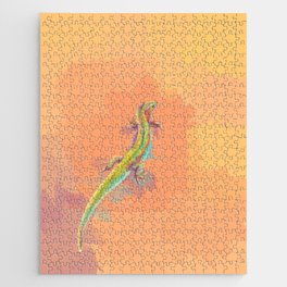 Desert Colors - Lizard Illustration Jigsaw Puzzle