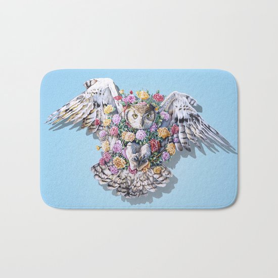 Birds in Bloom Bath Mat
