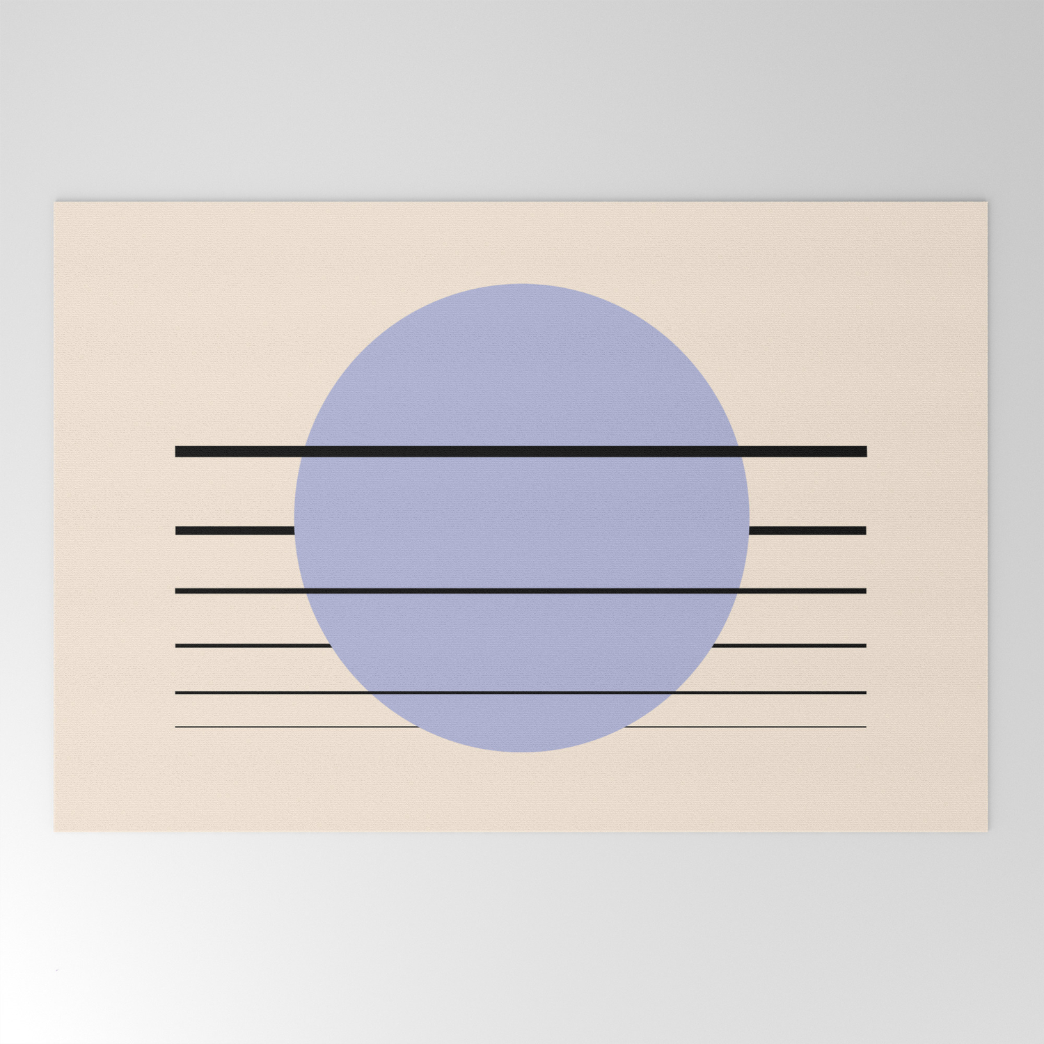 Private Moon Blue Welcome Mat By Midcenturymodern Society6