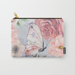 Roses &  Carry-All Pouch