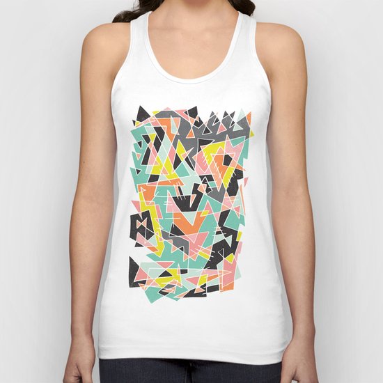 ABSTRACT 3 Unisex Tank Top