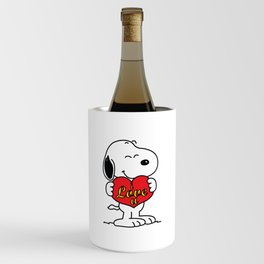 love you snoopy love Wine Chiller