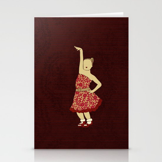 Children dancing 2 Stationery Cards