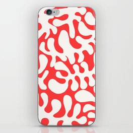 White Matisse cut outs seaweed pattern 19 iPhone Skin