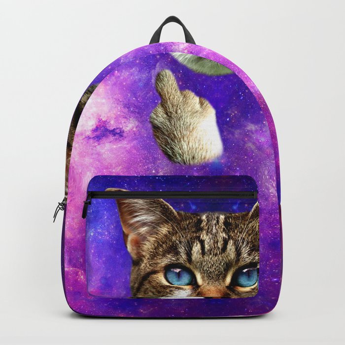 Cat galaxy backpack discount