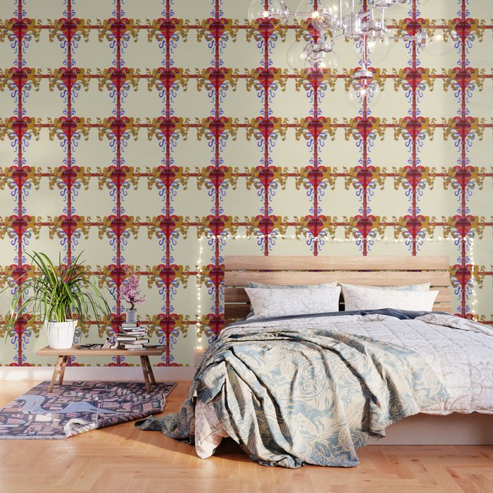 Two Lion Heart Wallpaper By Almanachmunich Society6