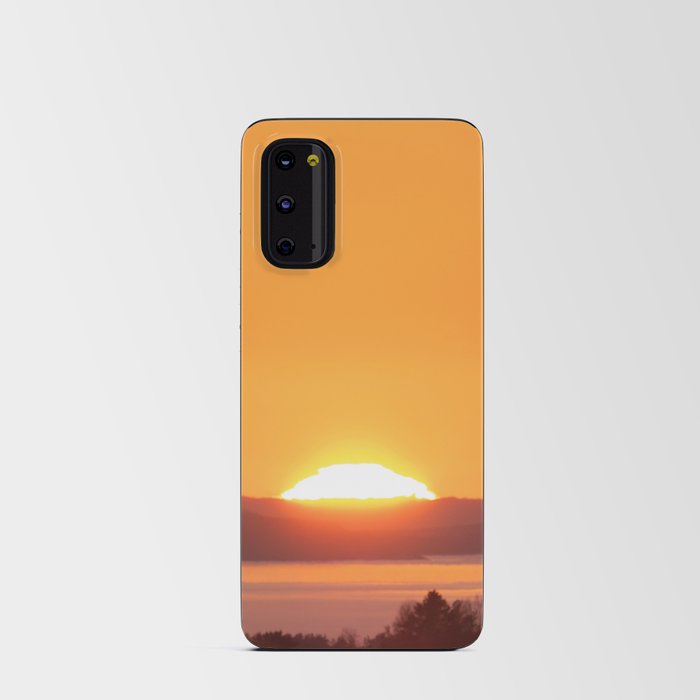 Sunset over Castle Android Card Case