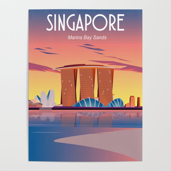 Singapore travel poster Poster