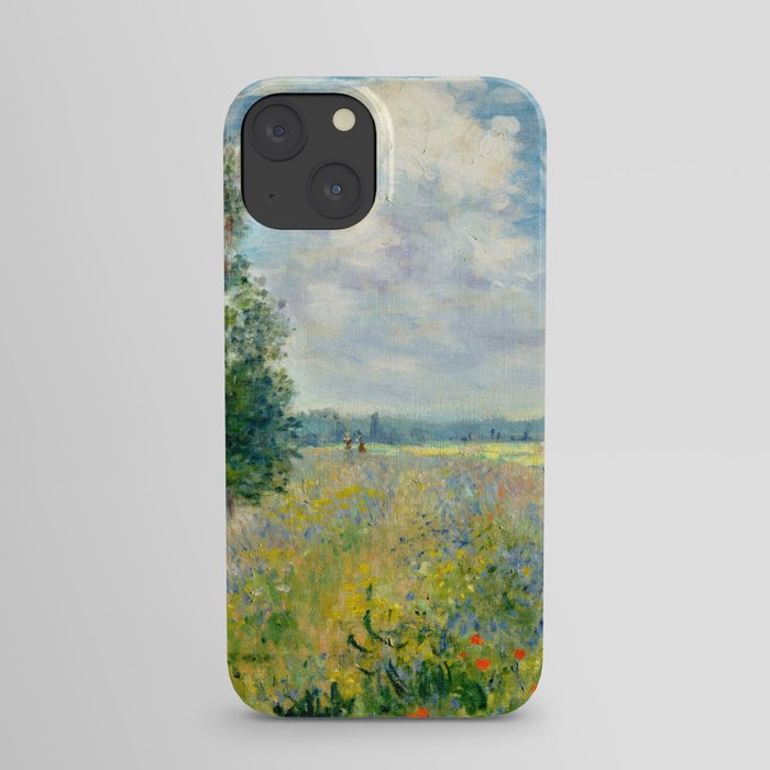 Claude Monet "Poppy Field, Argenteuil" iPhone Case