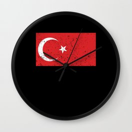 Türkiye |Turk Vatan Ataturk |Turkey Flag Wall Clock