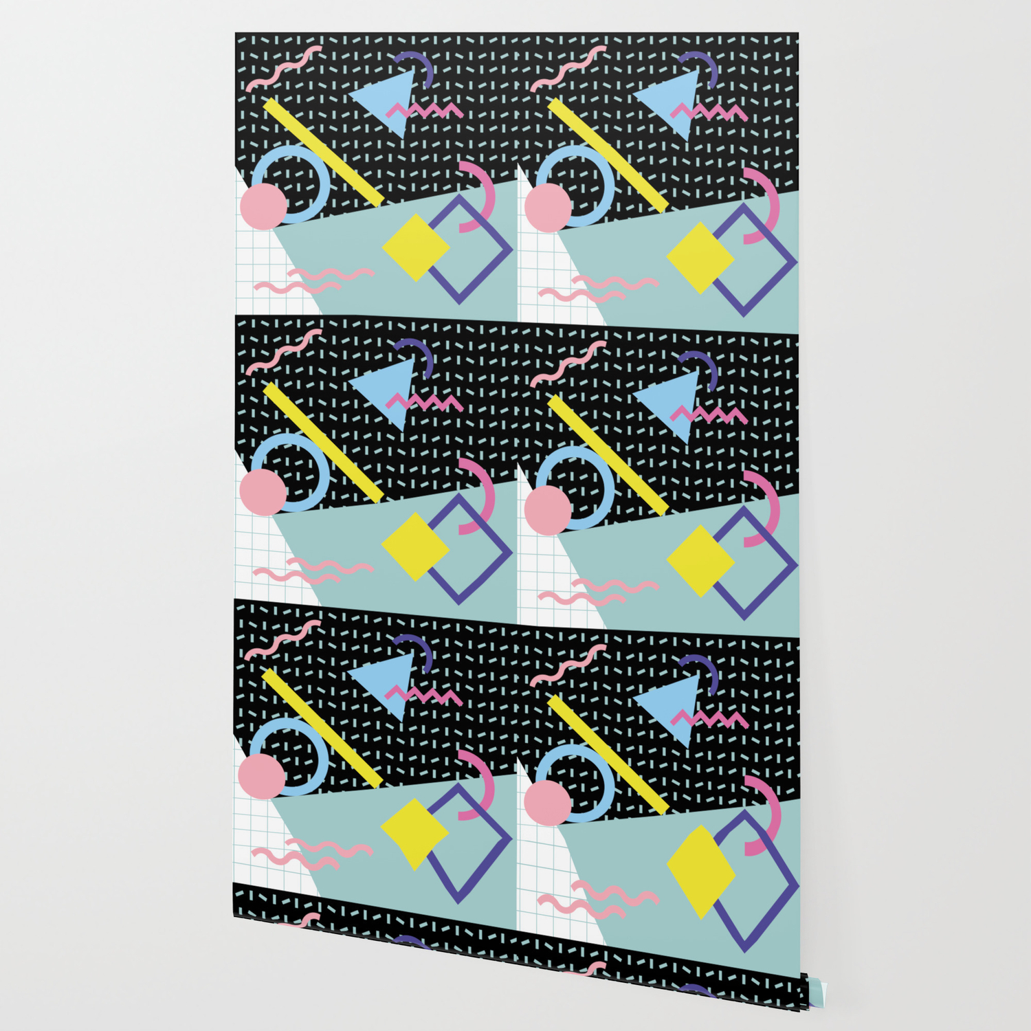 Memphis Pattern 6 80s 90s Retro Wallpaper By