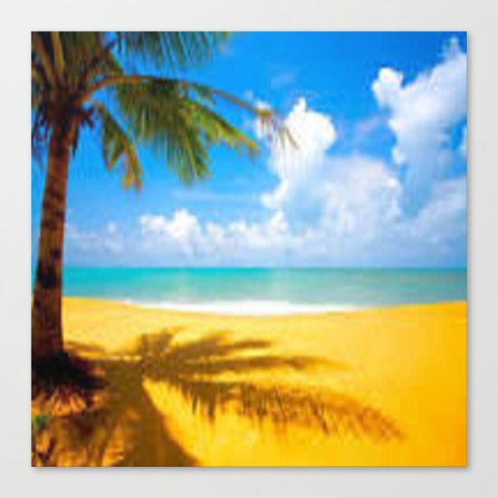 kill the beach Canvas Print
