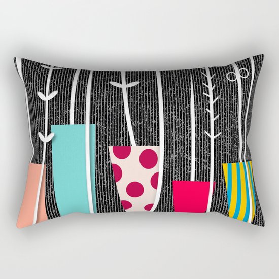 Wild Plants Rectangular Pillow