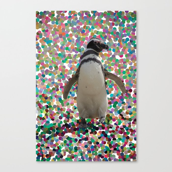 pinguino Canvas Print