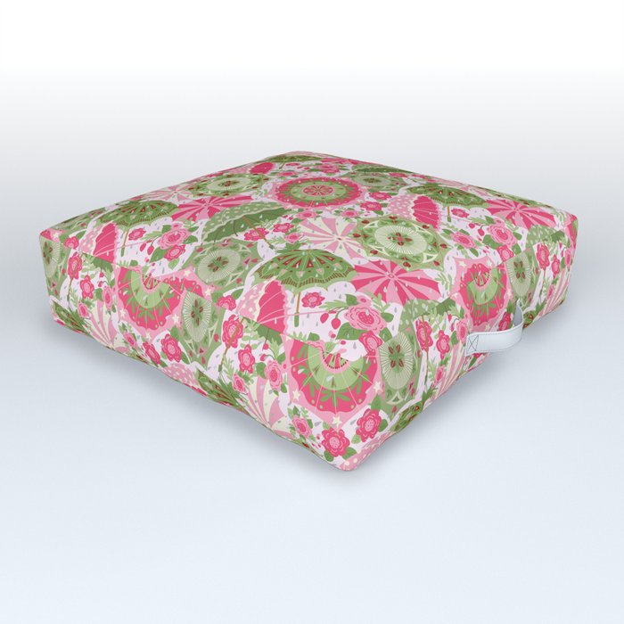 April Showers Bring May Flowers Outdoor Floor Cushion