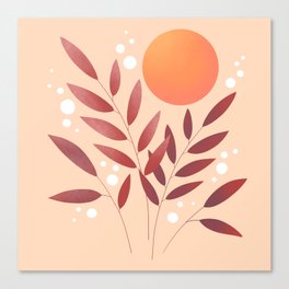 Sunset Branches Canvas Print