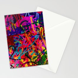 Graffiti Street Art Doodle made by People for People  Stationery Cards
