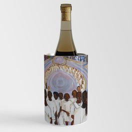African American Masterpiece, The Great Migration: People of the African Dispora by Helina Metaferia Wine Chiller