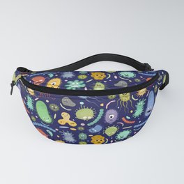 microbes pattern Fanny Pack