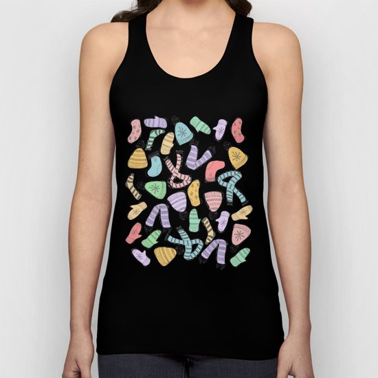 Winter pattern Unisex Tank Top