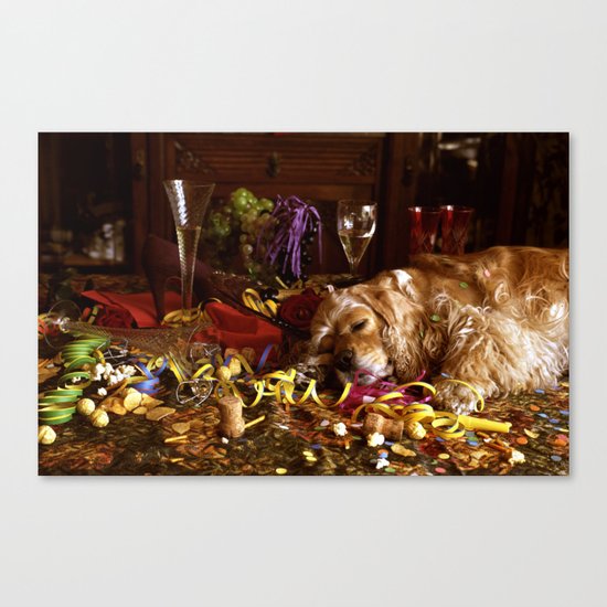 After The Party Canvas Print