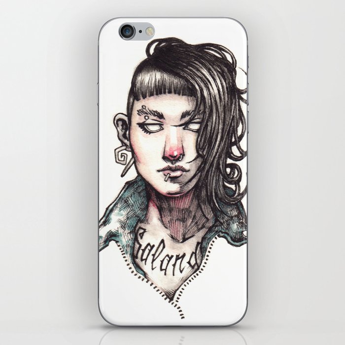 Salander - The Girl with the Dragon Tattoo iPhone Skin