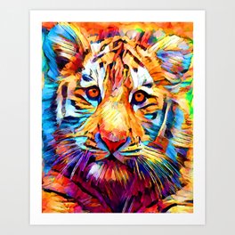 Siberian Tiger Art Print