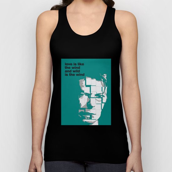 Love is like the wind - D. Bowie Unisex Tank Top