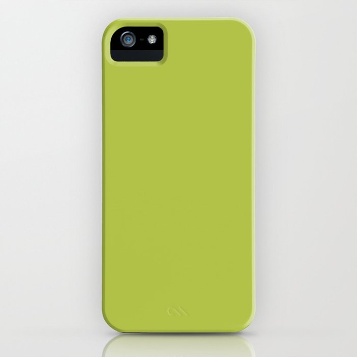 Solid Bright Avocado Green Color Iphone Case By Podartist Solid Bright Avocado Green Color Iphone Case