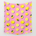 Pink Lemon ~ 80's Pattern Wandbehang