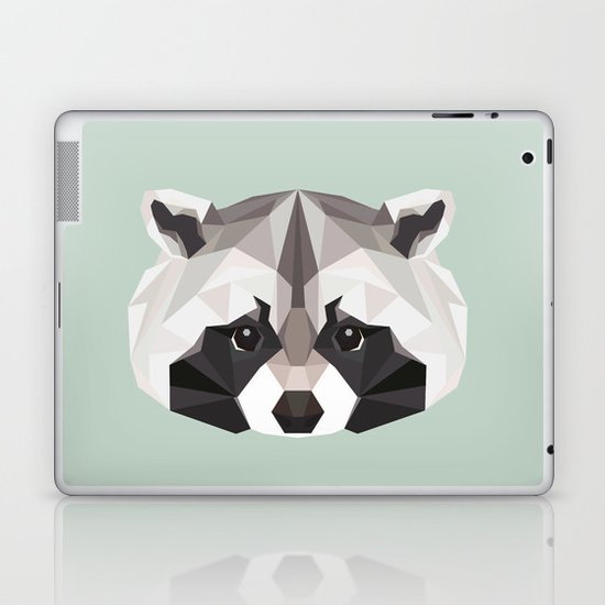 R is for Raccoon Laptop & iPad Skin