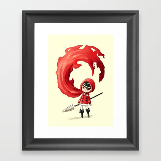 Red Cape Framed Art Print