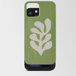 Forest Green Leaf: Matisse Paper Cutouts V iPhone Card Case