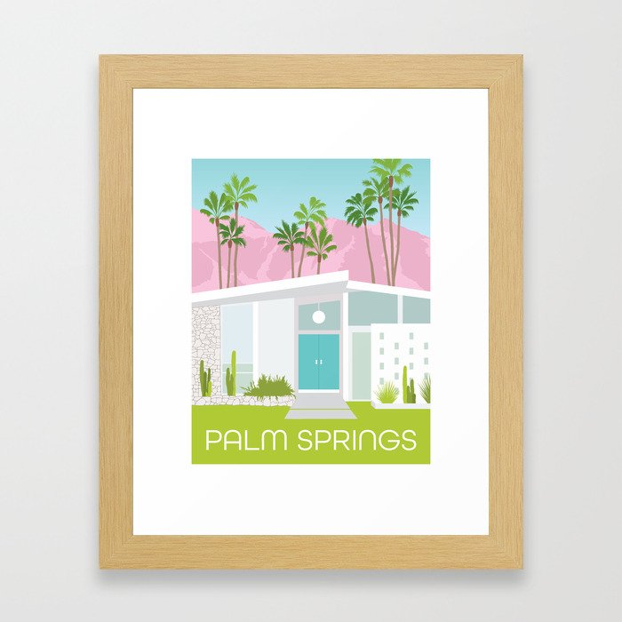 Palm Springs California Framed Art Print