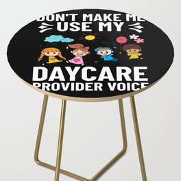 Daycare Provider Childcare Babysitter Thank You Side Table