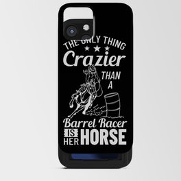 Barrel Racing Horse Racer Saddle Rodeo iPhone Card Case