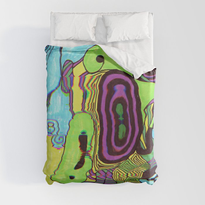 Trip and fall Duvet Cover