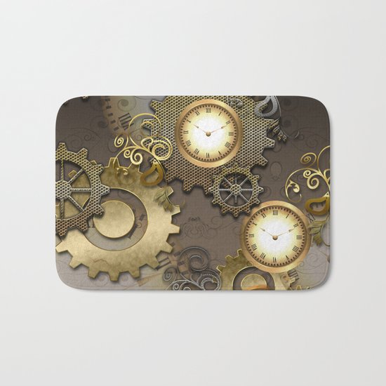Abstract mechanical design Bath Mat