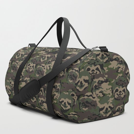 Sloth Camouflage Duffle Bag By Huebucket Society6