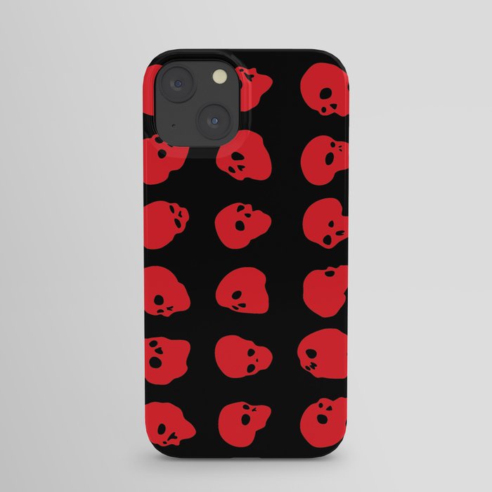 redhead - red on black iPhone Case